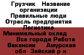 Грузчик › Название организации ­ Правильные люди › Отрасль предприятия ­ Логистика › Минимальный оклад ­ 30 000 - Все города Работа » Вакансии   . Амурская обл.,Зейский р-н